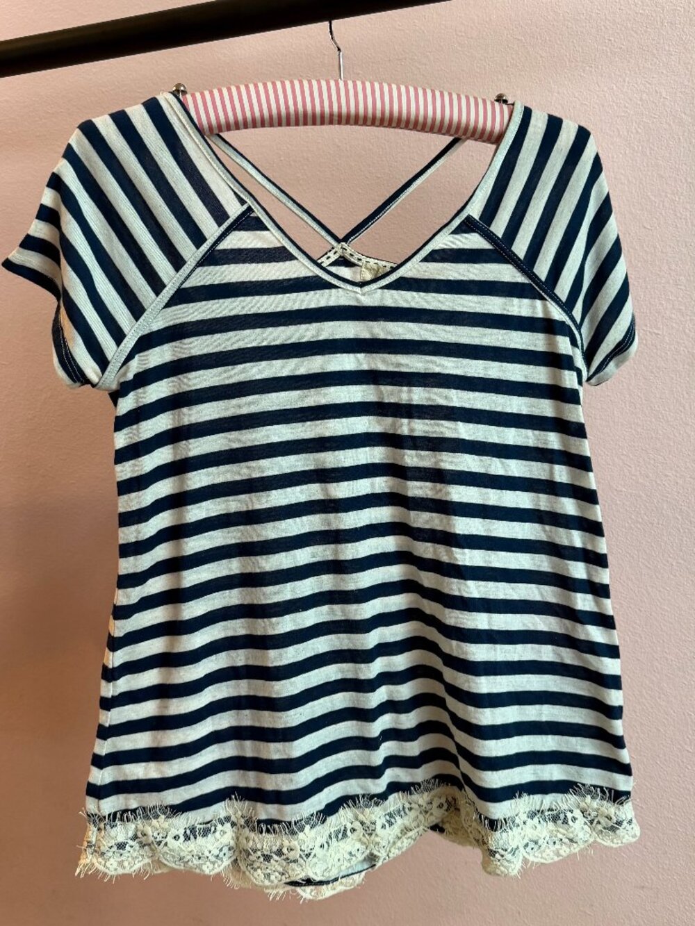 Lace Nautical Blouse